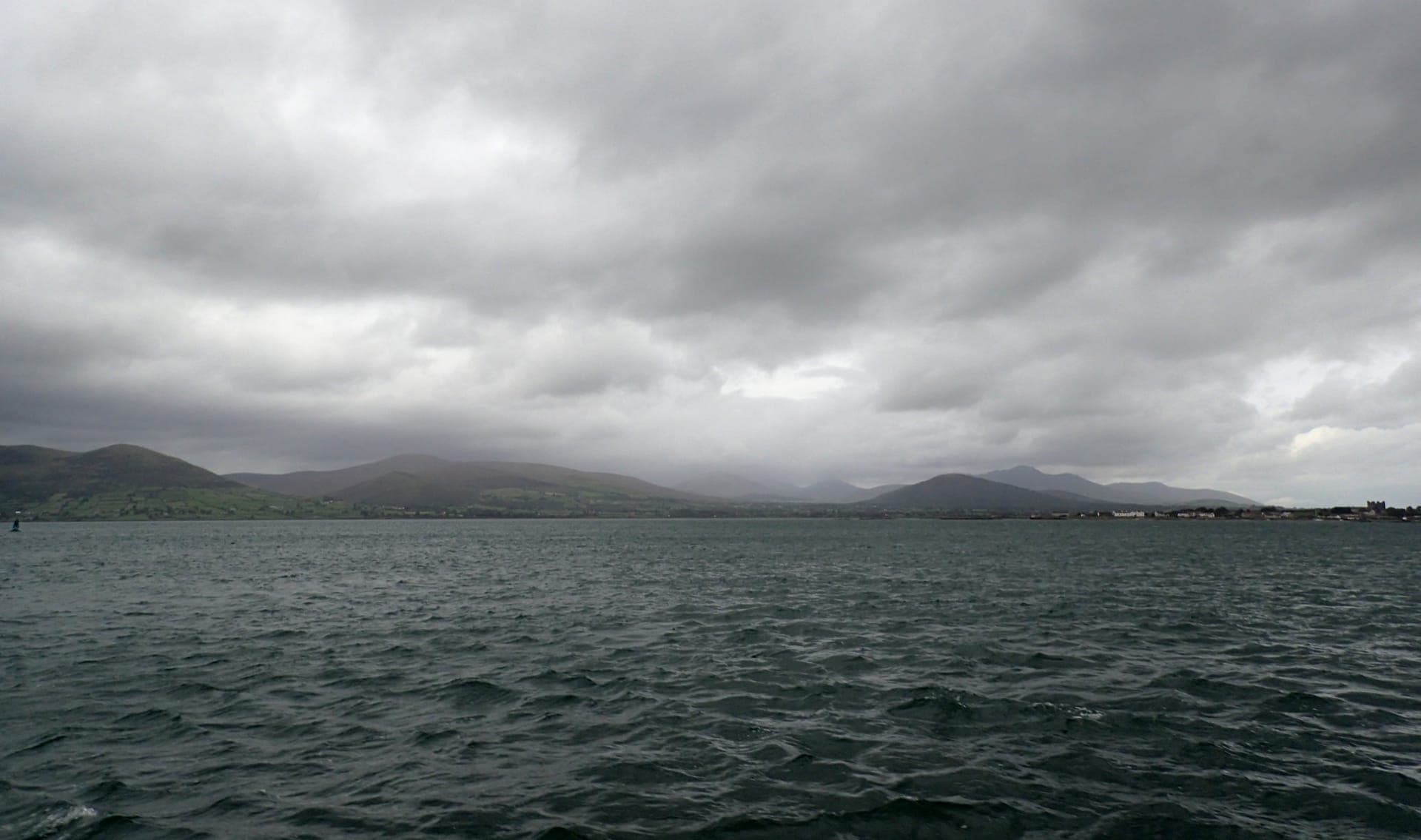 Dramatic mountain landscape in the Mourne Mountains