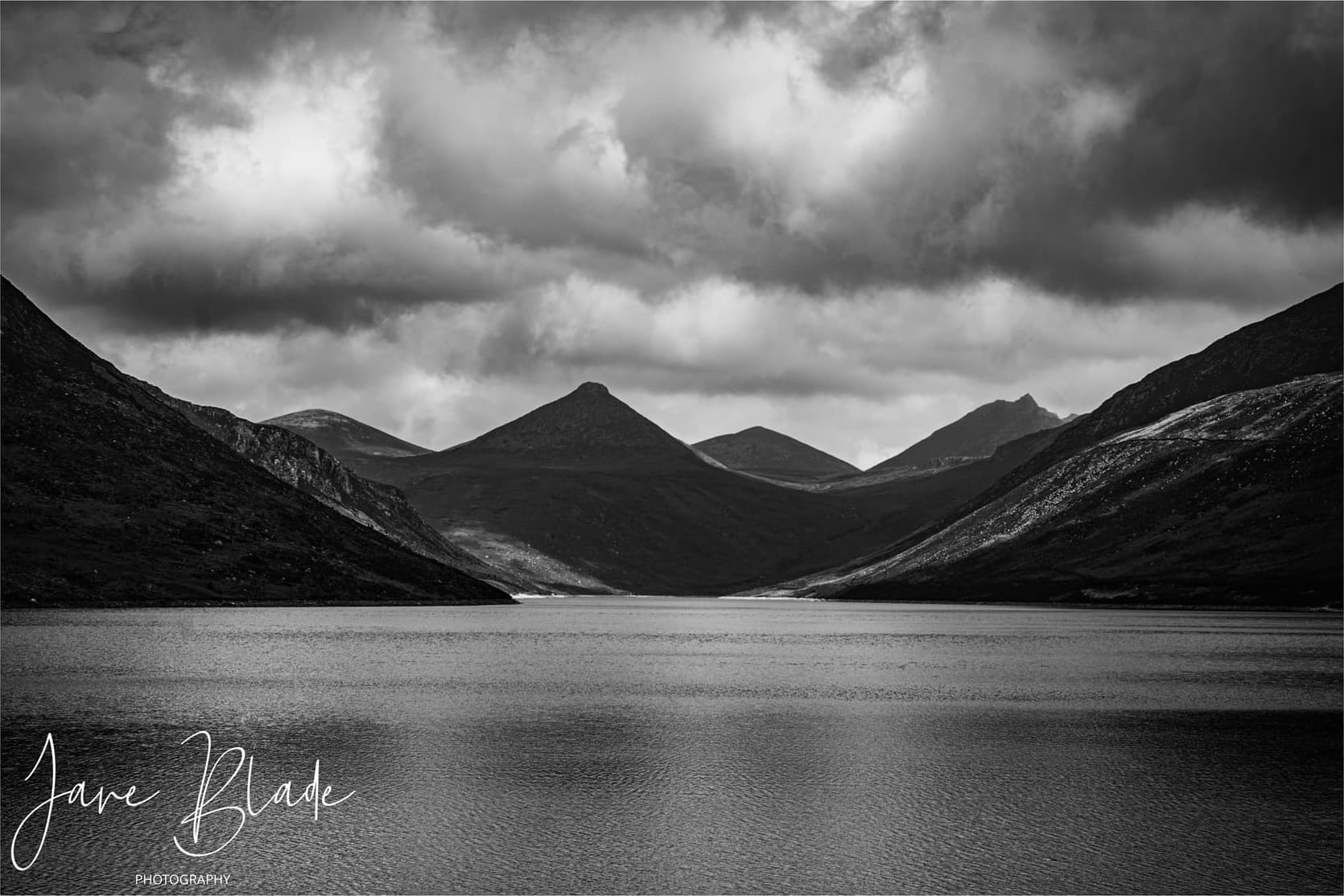 Mourne Mountains reflected in Silent Valley Reservoir