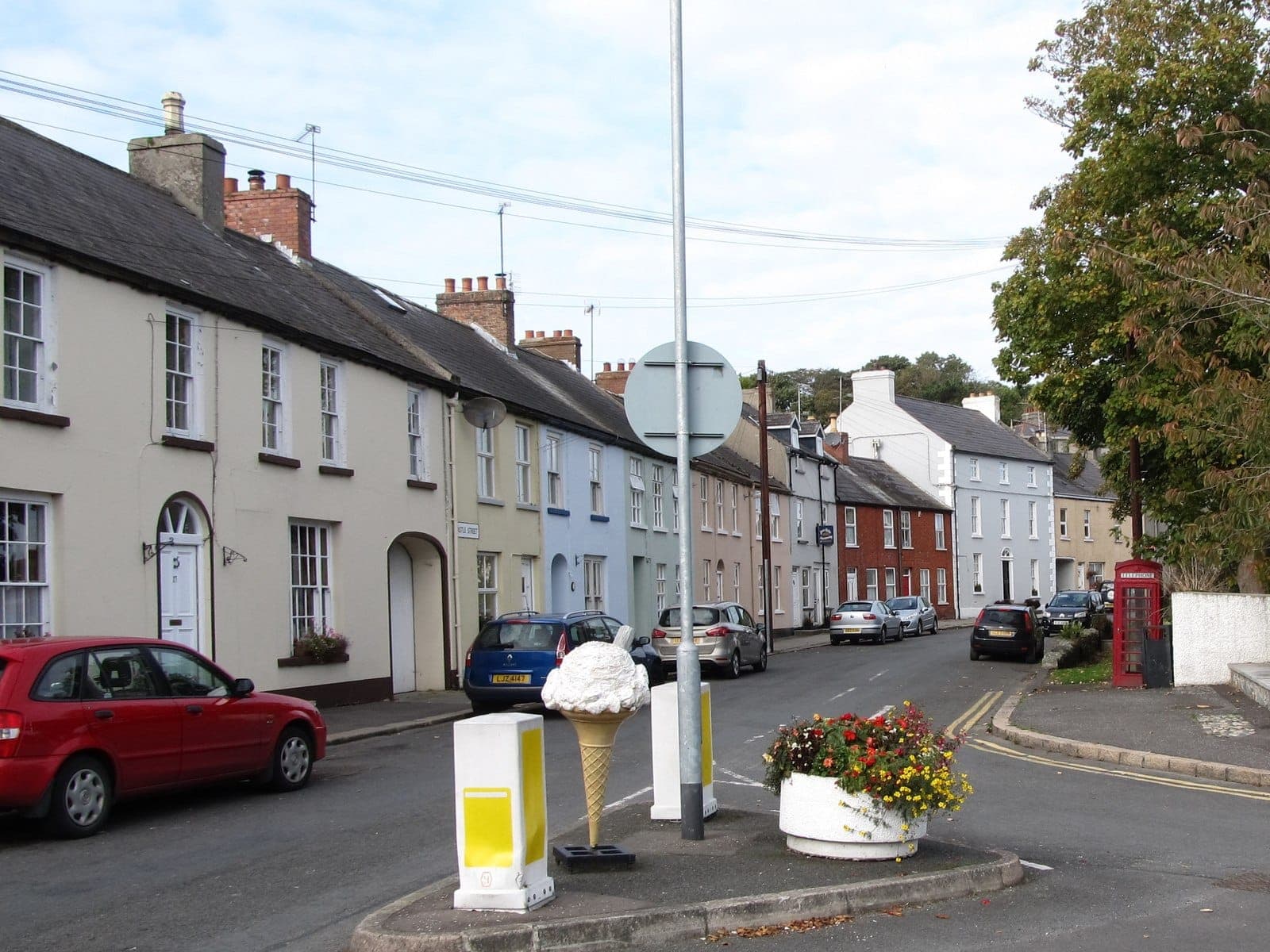 Castle Street in Strangford village